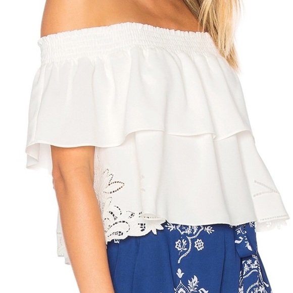 Lovers + Friends Tops - Lovers + Friends Medium White Angie Top